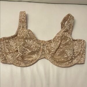 Cacique Beige Lace Underwire Bra